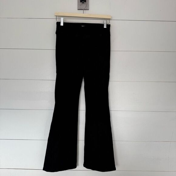 Frame Women’s 1 Black Sheen Noir Jetset Flare Jeans - Picture 1 of 5